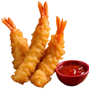 3 Tempura garnalen